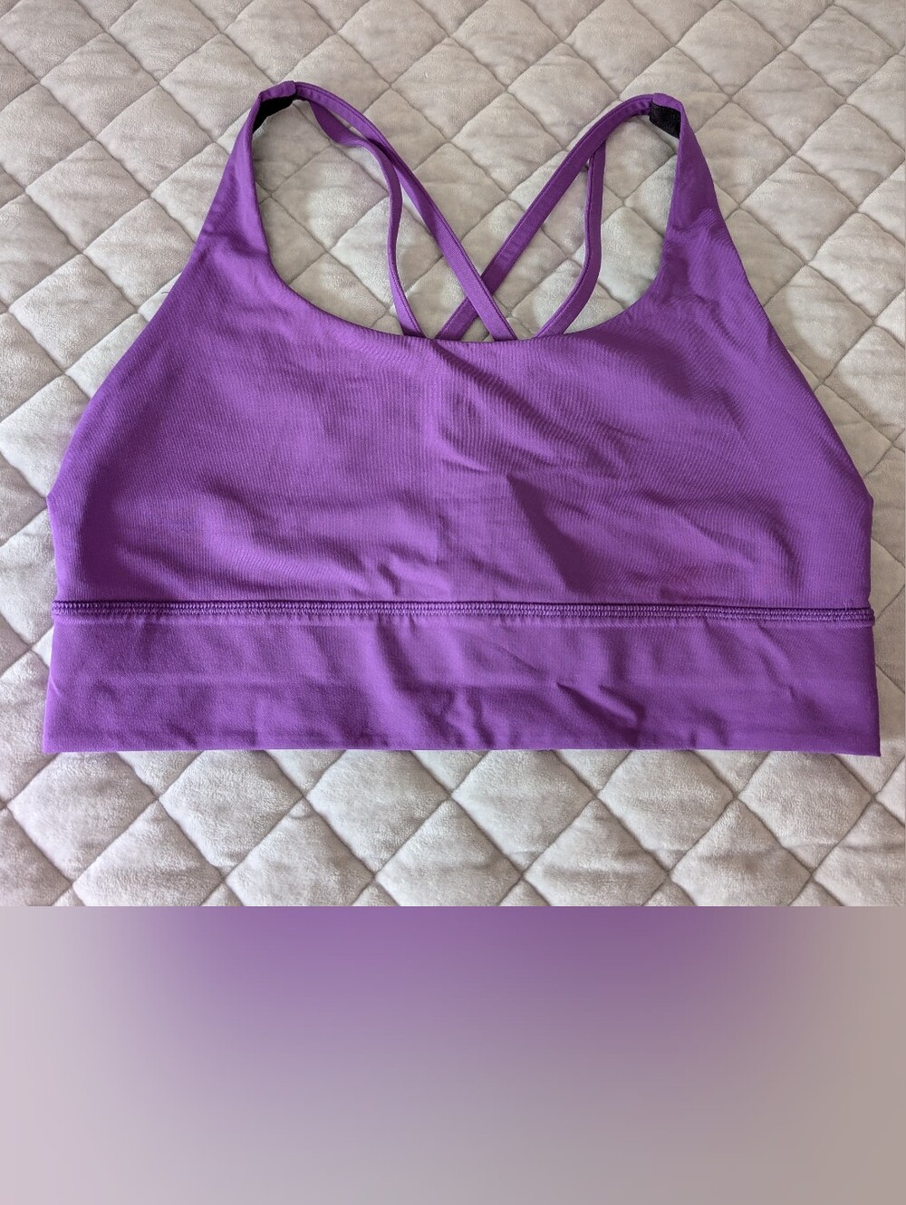 Lululemon Energy Longline Bra, Purple, Size 10